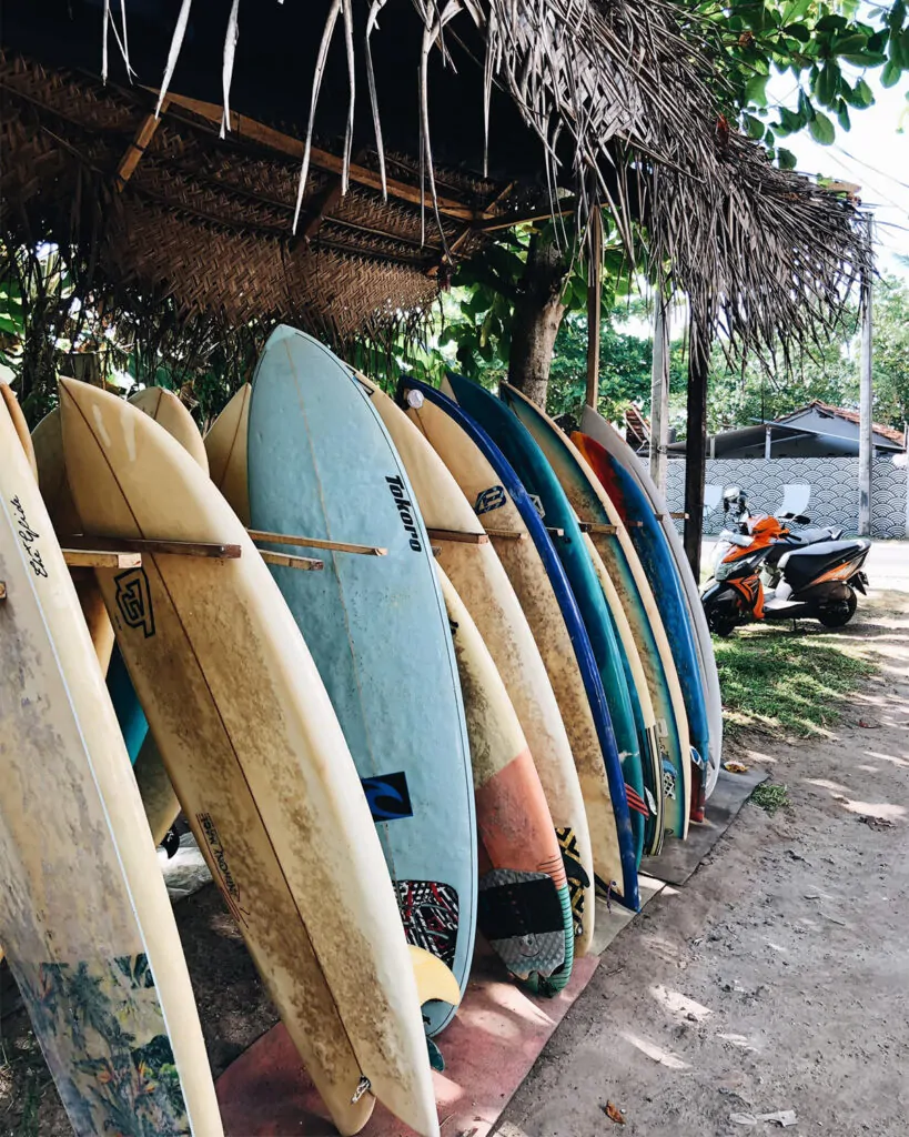 Surfing in Sri Lanka