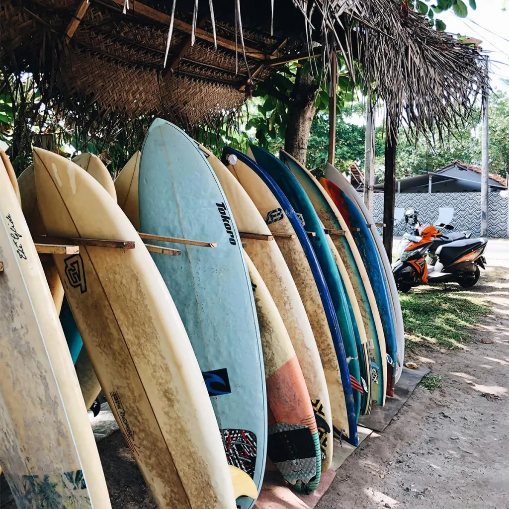 Surfing in Sri Lanka